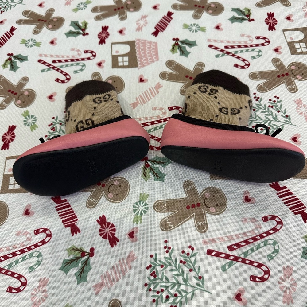 Gucci Beige and Brown Textured Fabric booties - Picture 4 of 9